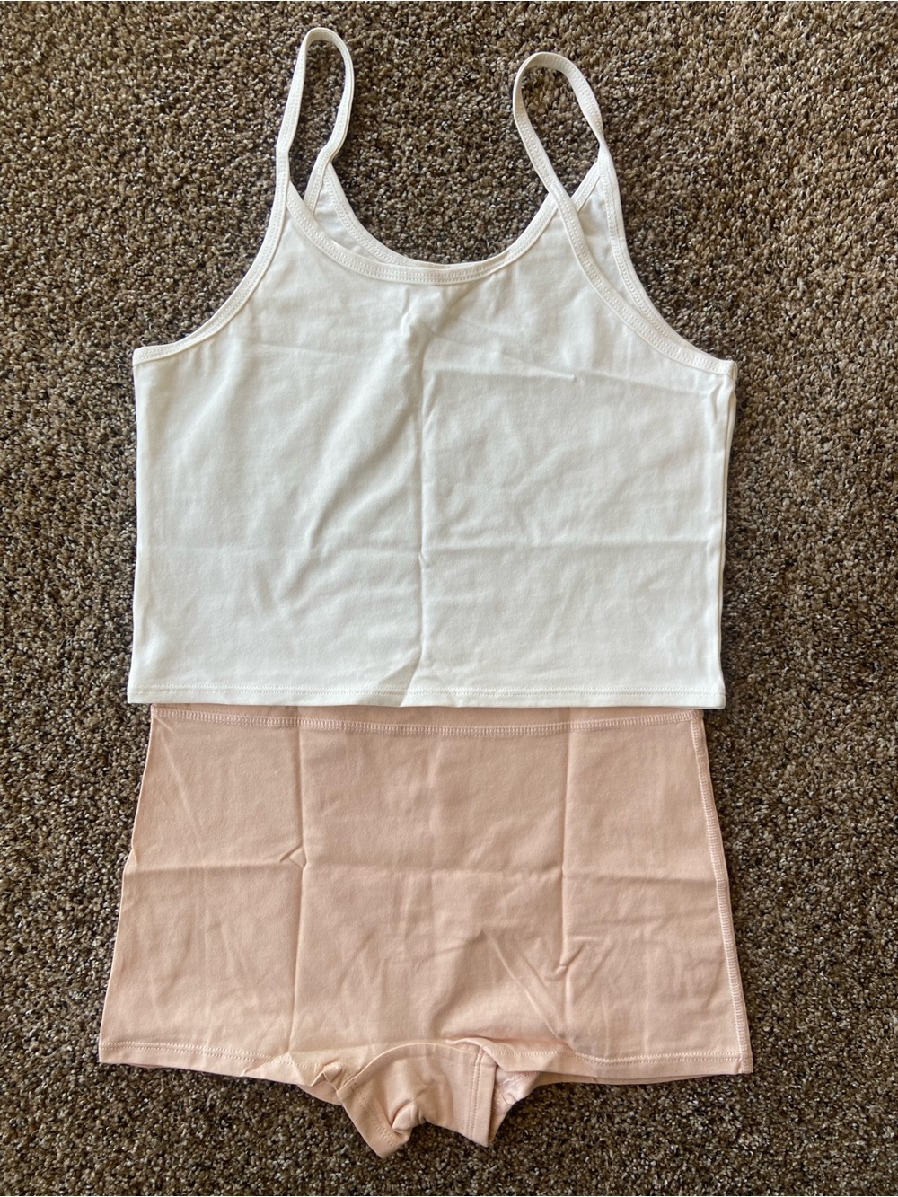 Purusha People Foundation Boyshorts and Kitten Tank size large NWOT